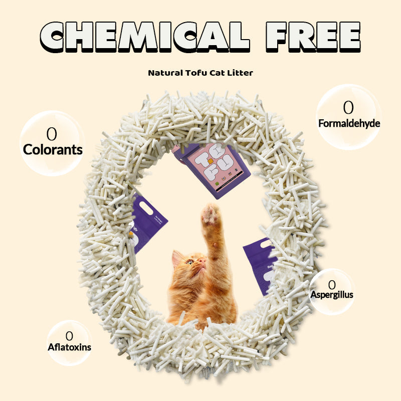 Clumping Natural Tofu Cat Litter