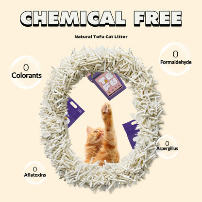 Clumping Natural Tofu Cat Litter