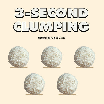Clumping Natural Tofu Cat Litter